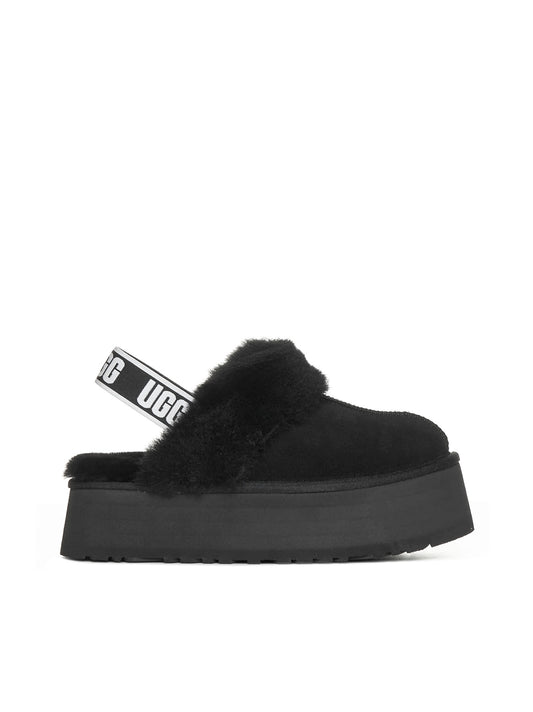 Black Funkette Slippers