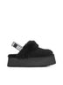 Black Funkette Slippers