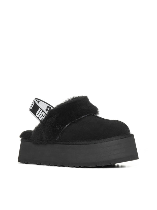 Black Funkette Slippers