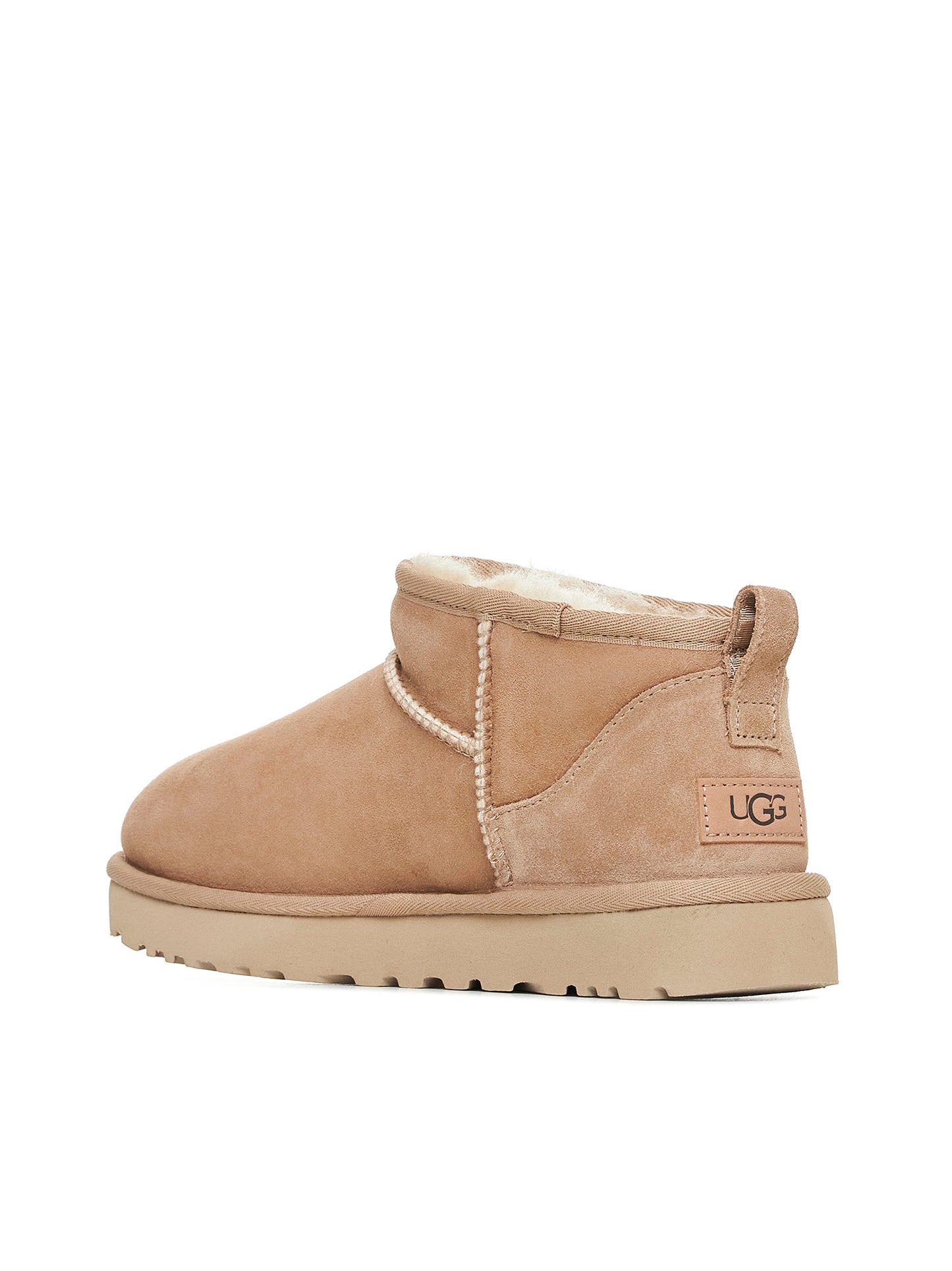 W classic Ultra Mini Sand leather ankle boots