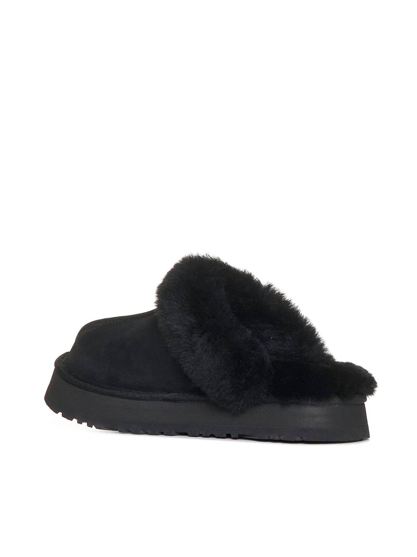 Black Disquette Slippers