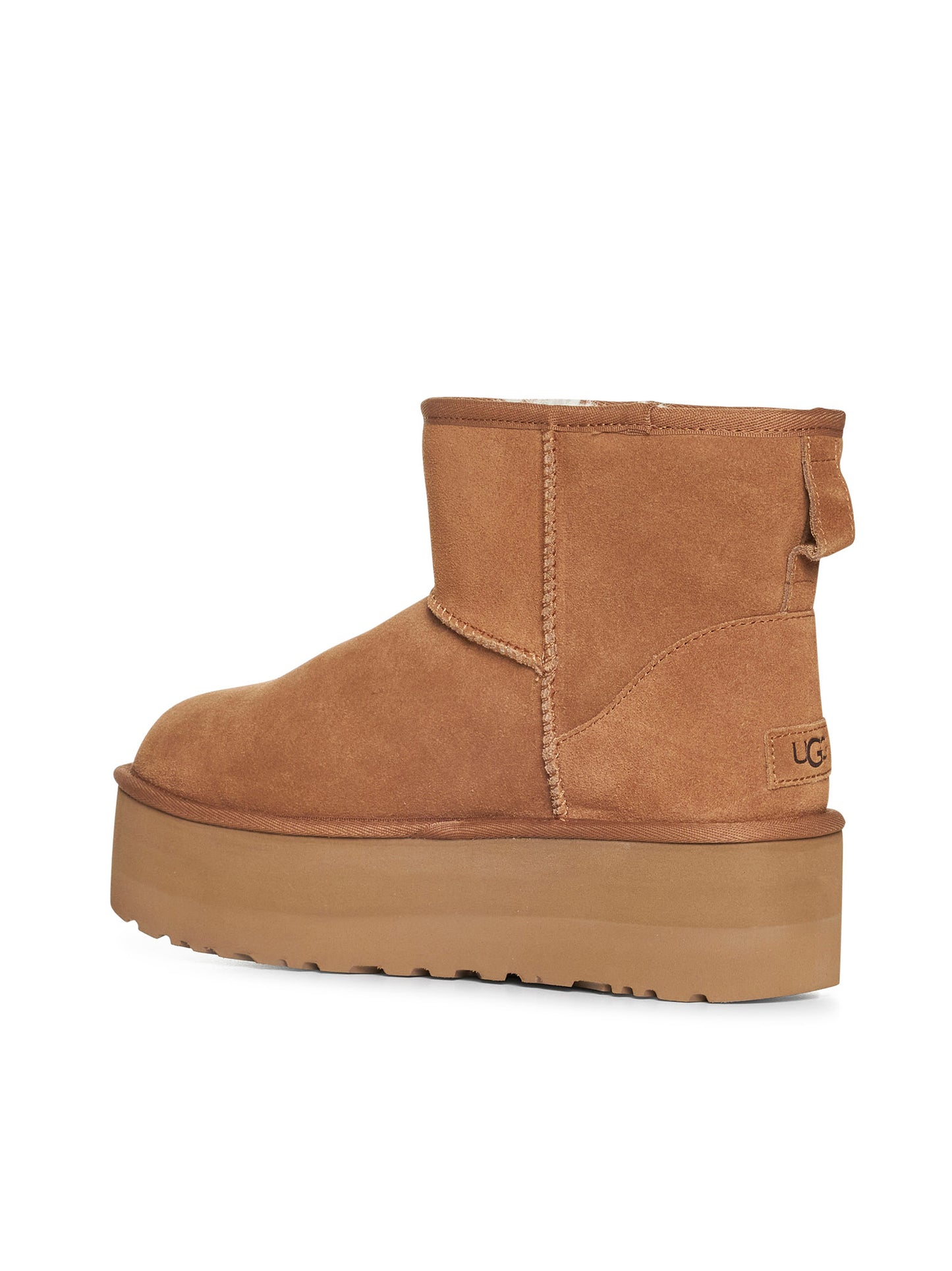 Mini Classic Platform suede ankle boots