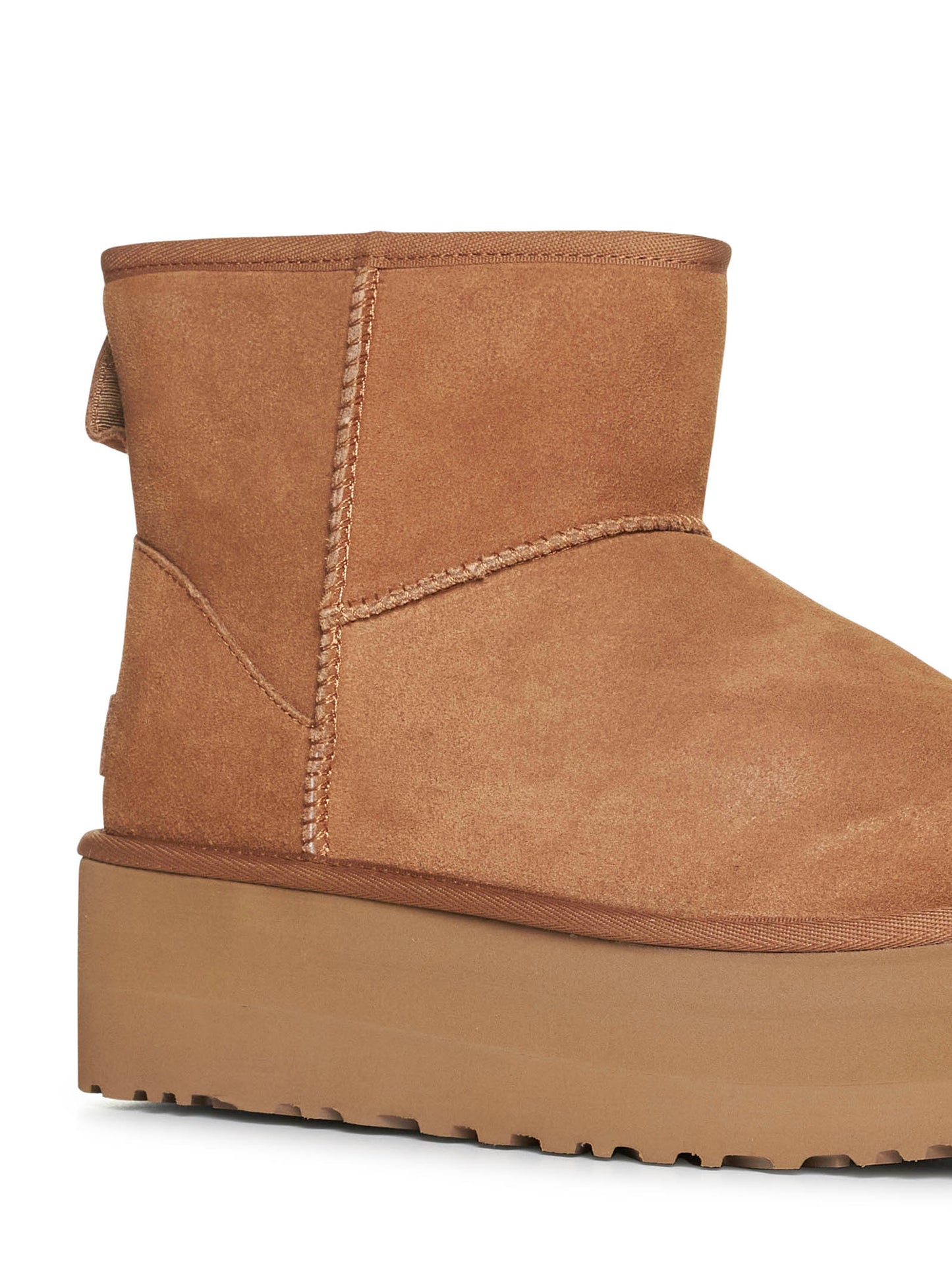 Mini Classic Platform suede ankle boots