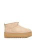 Classic Ultra Mini platform suede ankle boots