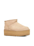 Classic Ultra Mini platform suede ankle boots