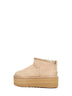 Classic Ultra Mini platform suede ankle boots