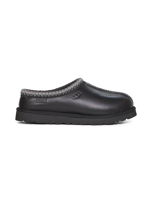 Black Tasman Leather Regenerate mules
