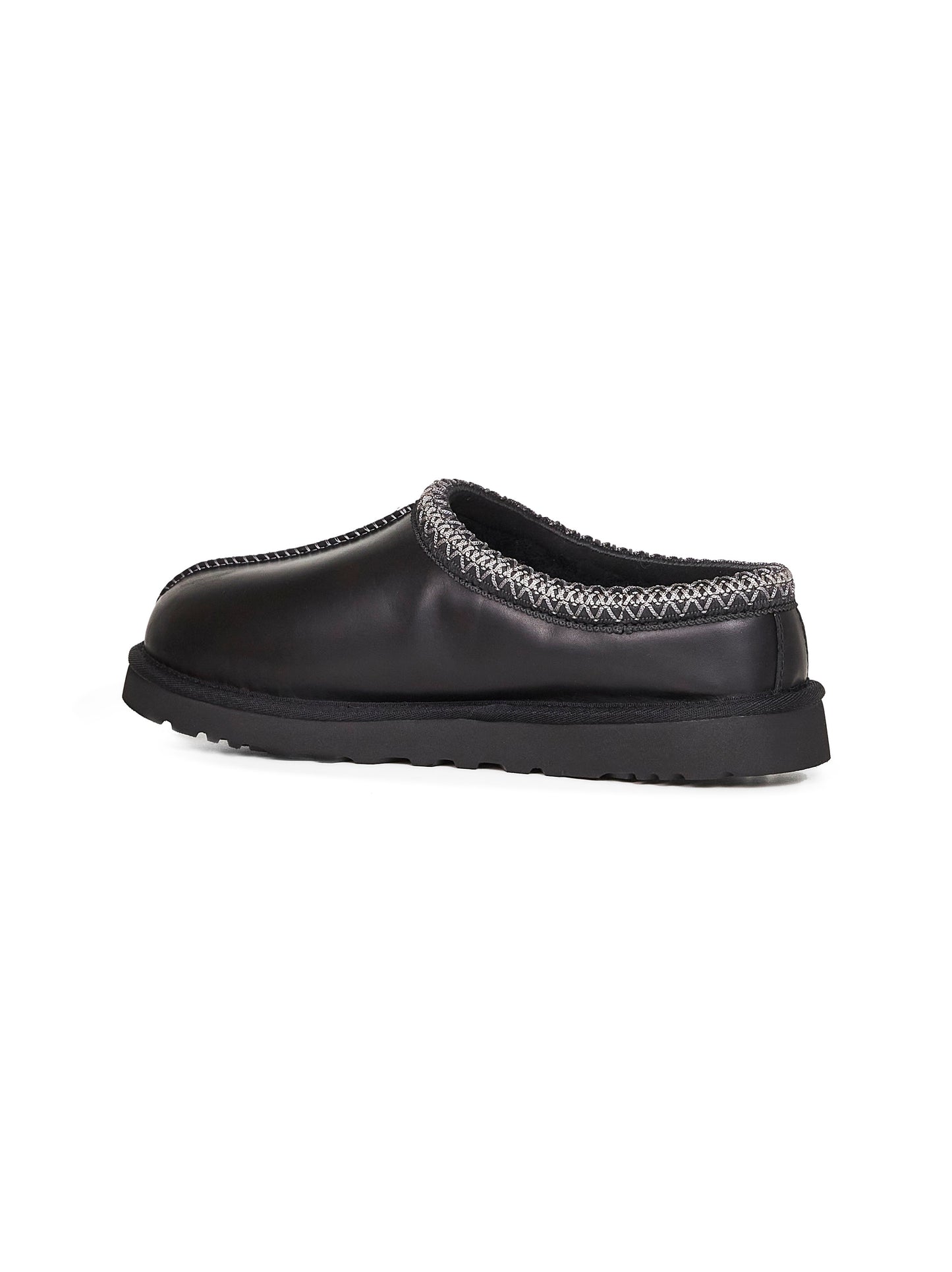 Black Tasman Leather Regenerate mules
