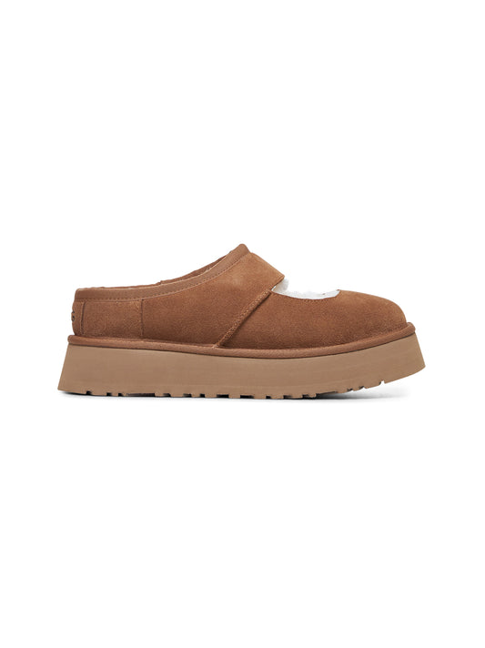 Chestnut suede Bea Mary Jane <BR/>