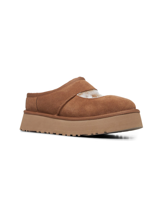 Chestnut suede Bea Mary Jane <BR/>