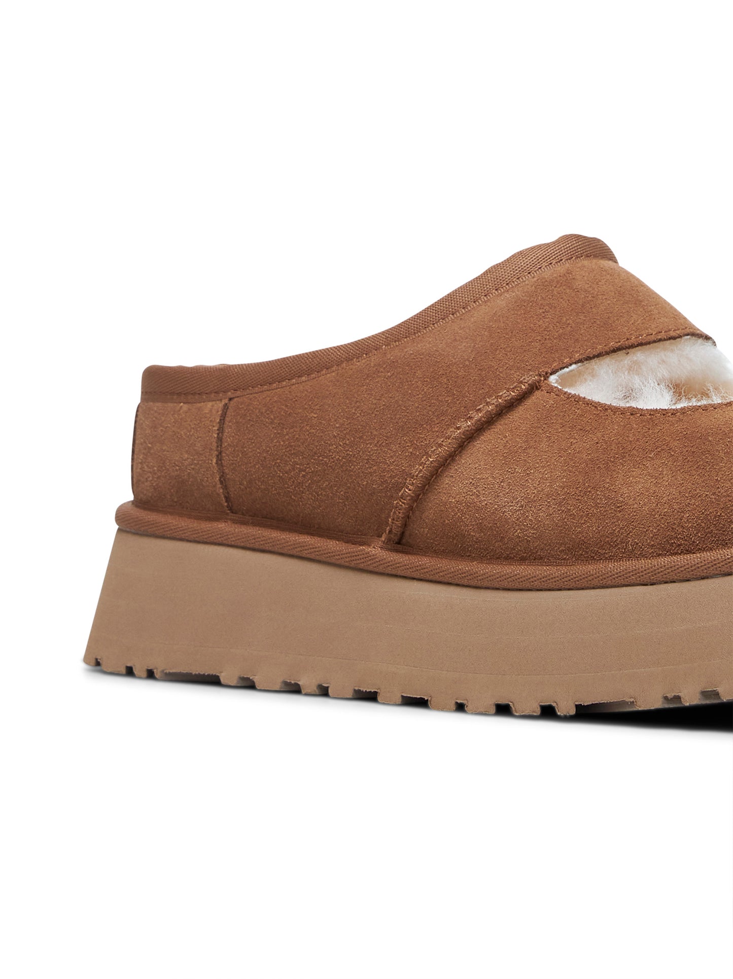 Chestnut suede Bea Mary Jane