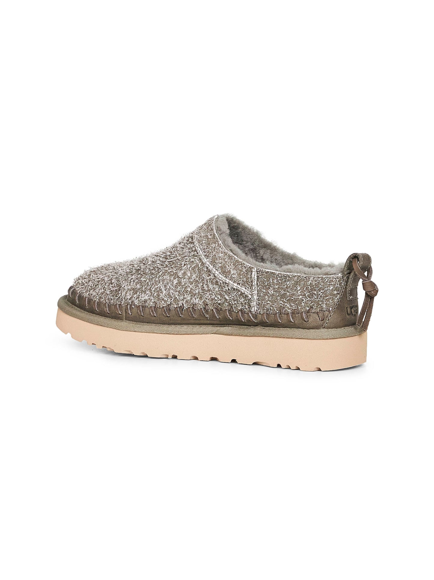 Moss green Classic Micro Biarritz mules