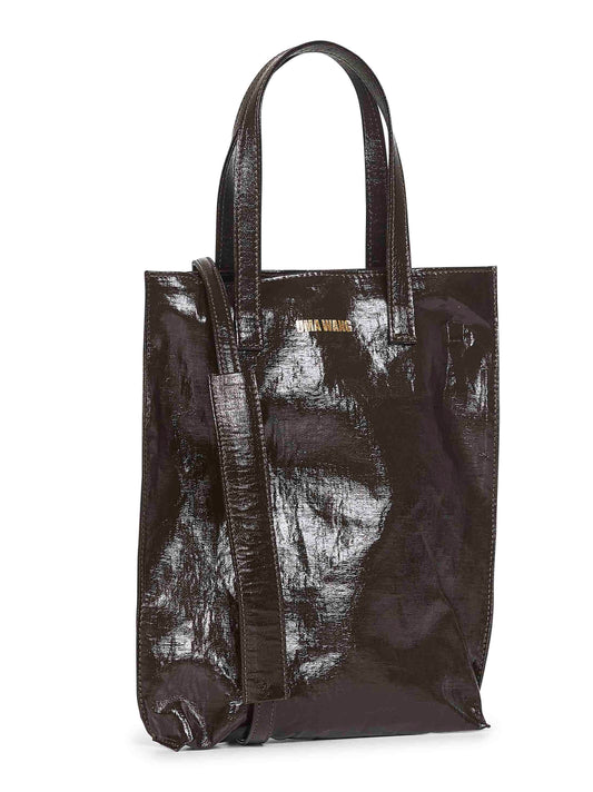 Brown Case handbag