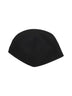 Black cashmere knit bucket hat