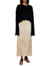 Top with fringed hem