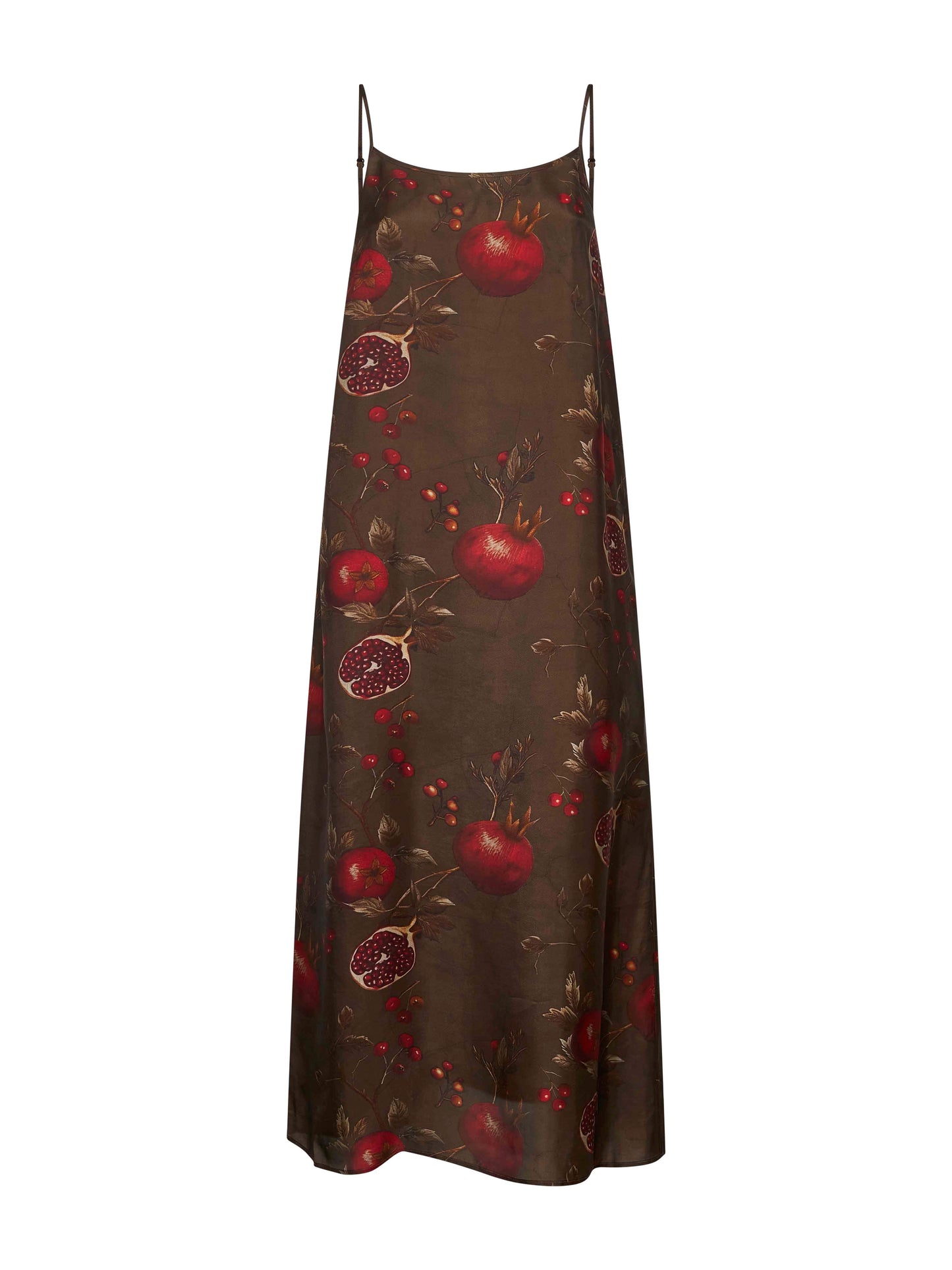 Printed viscose and cupro Anaya dress