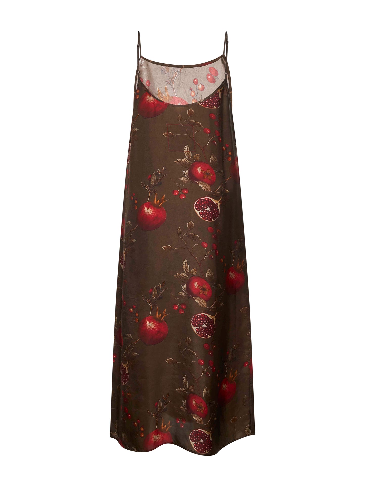 Printed viscose and cupro Anaya dress