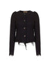 Black wool and linen blend Kuppy jacket