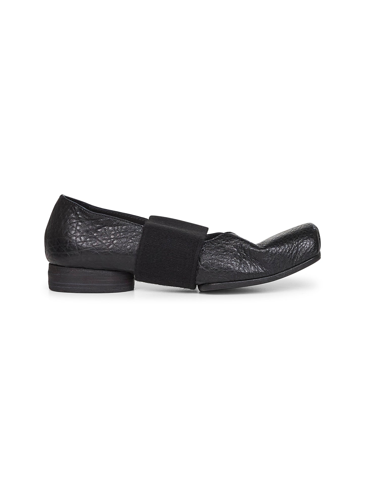 Ballerine Ballet Strap in pelle nera