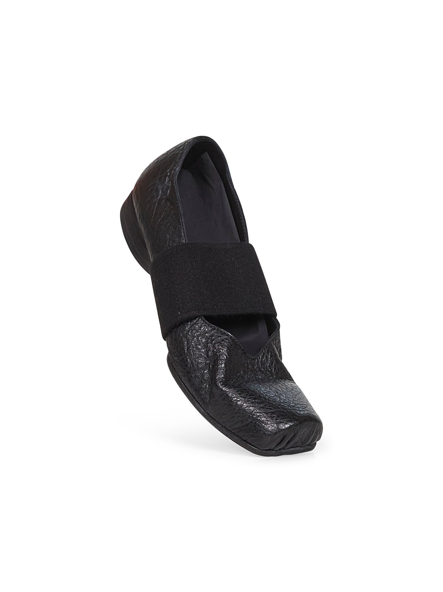 Ballerine Ballet Strap in pelle nera