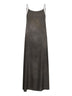Grey ombre-effect stretch silk Anaya dress