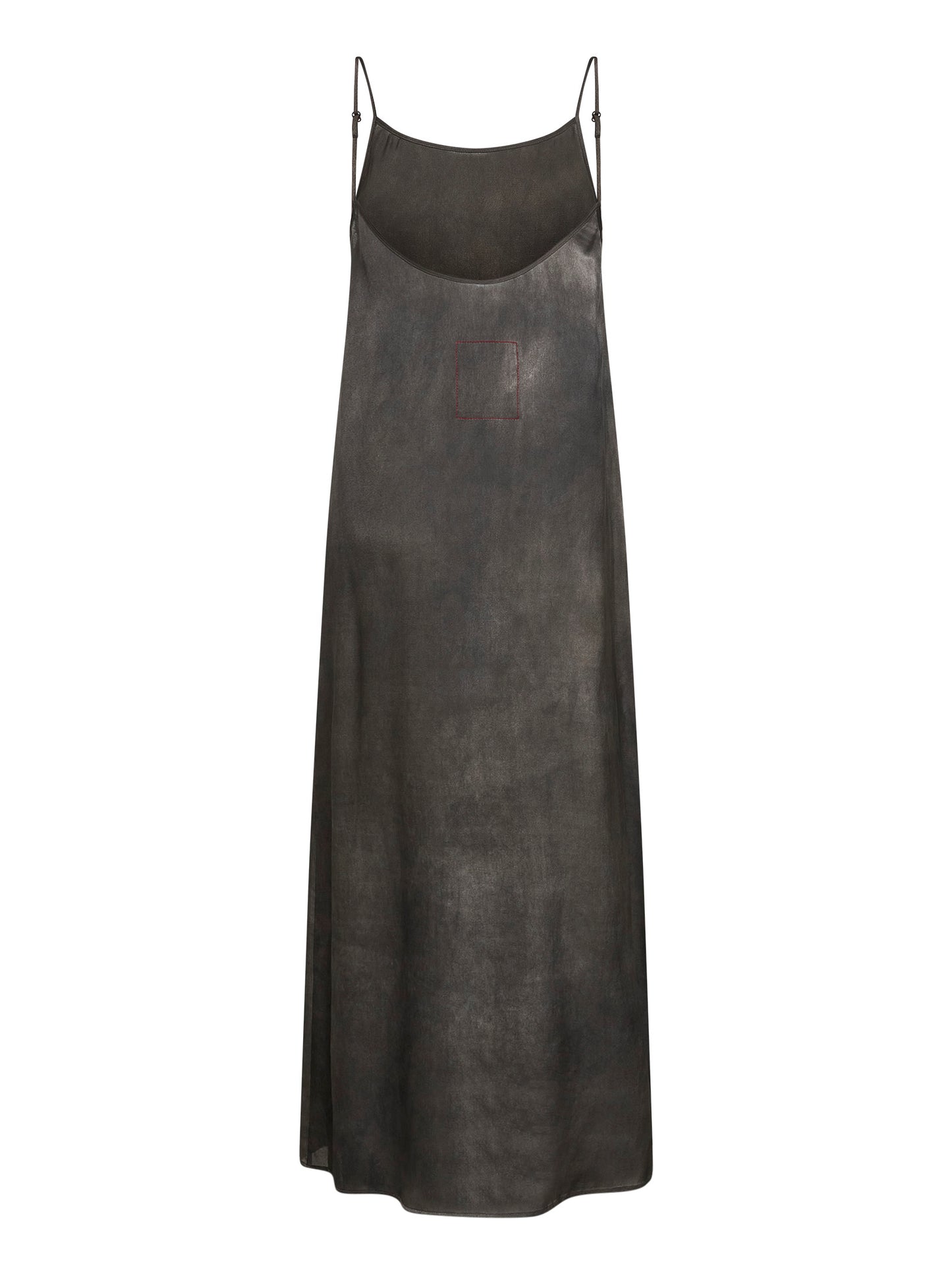 Grey ombre-effect stretch silk Anaya dress