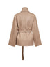 Beige cashmere blend Kobina kimono-style jacket