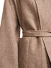Beige cashmere blend Kobina kimono-style jacket