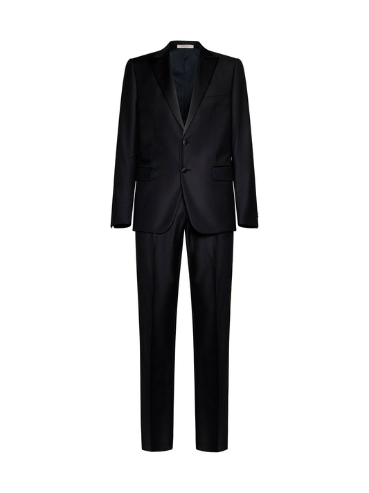 Wool-blend slim-fit tuxedo