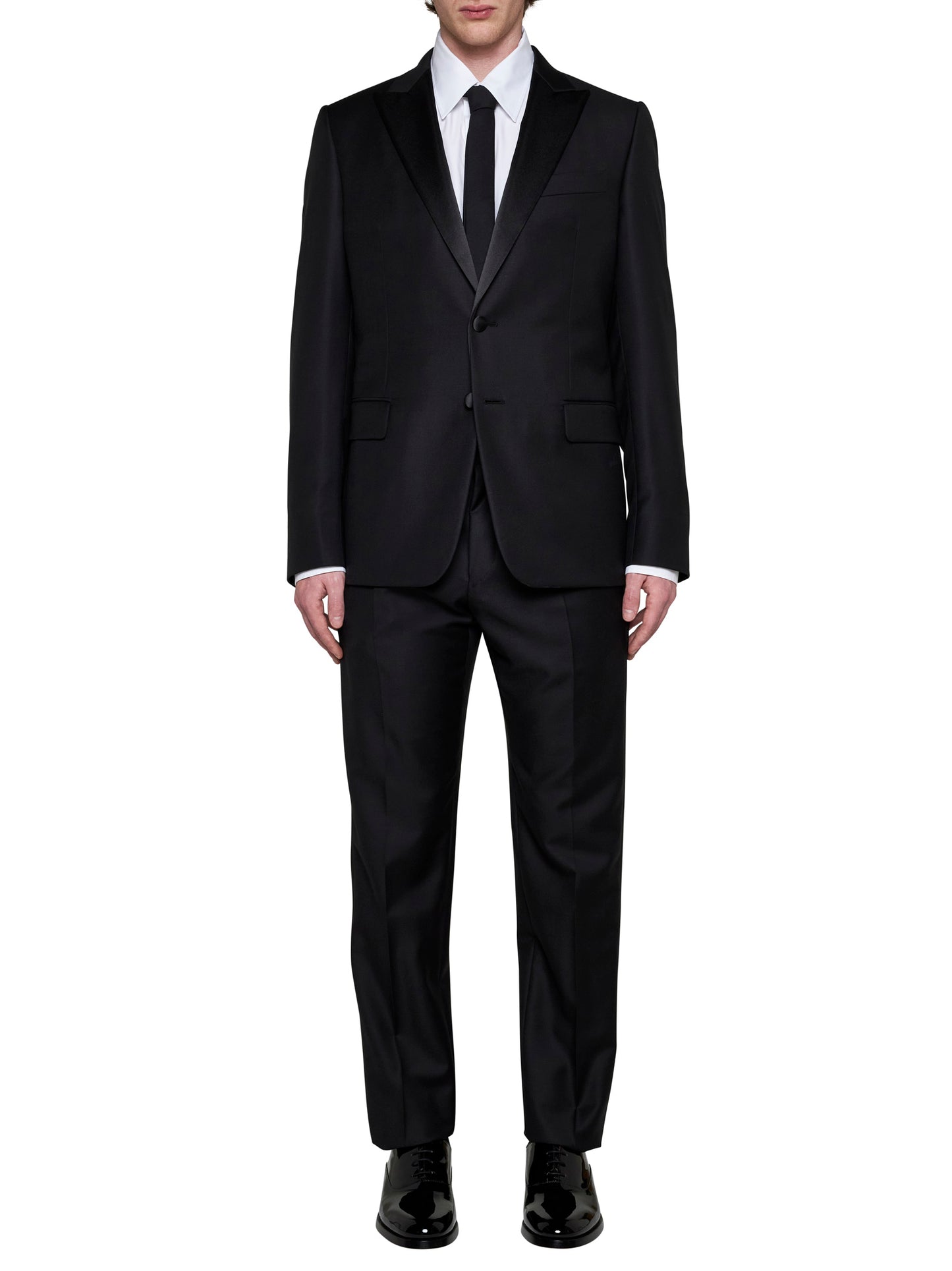 Wool-blend slim-fit tuxedo