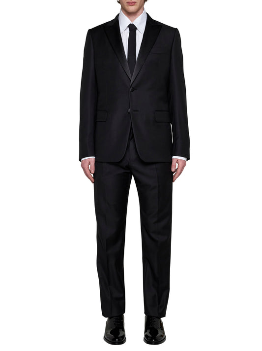 Wool-blend slim-fit tuxedo