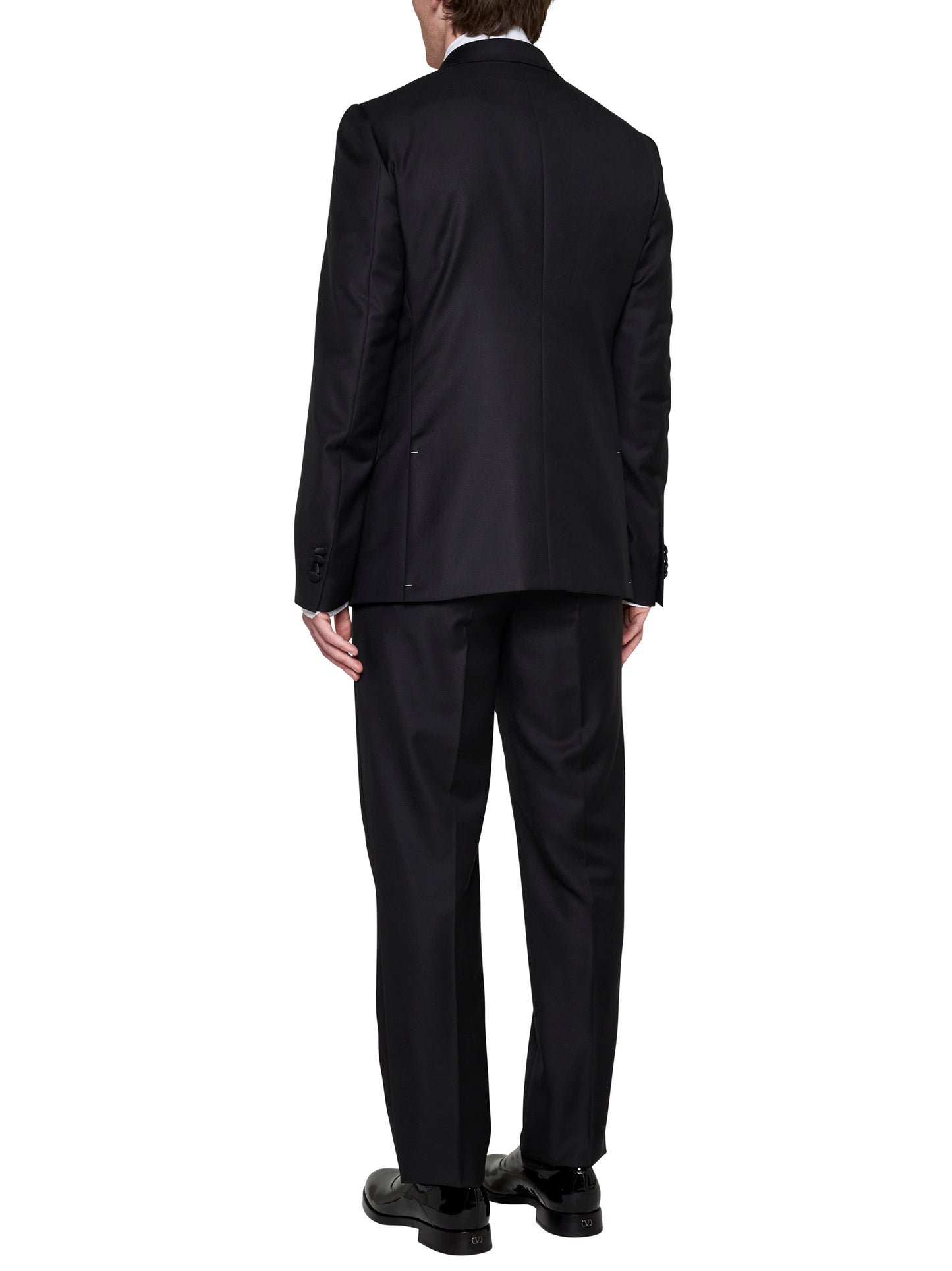 Wool-blend slim-fit tuxedo