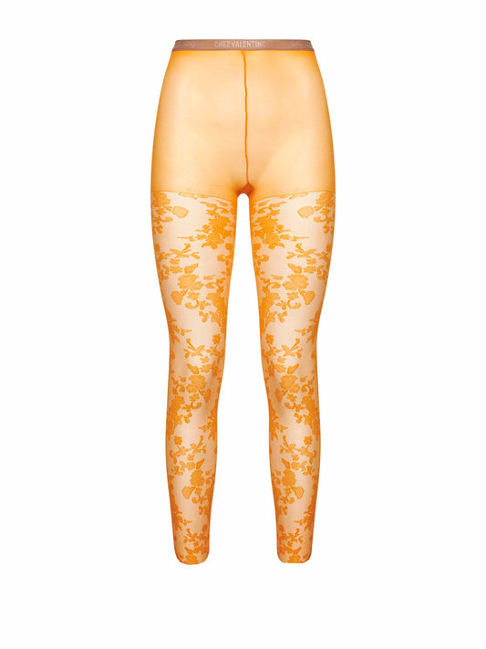 Collant in Lycra Lace arancione