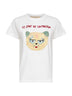 T-shirt ricamata Le Chat de la Maison bianca