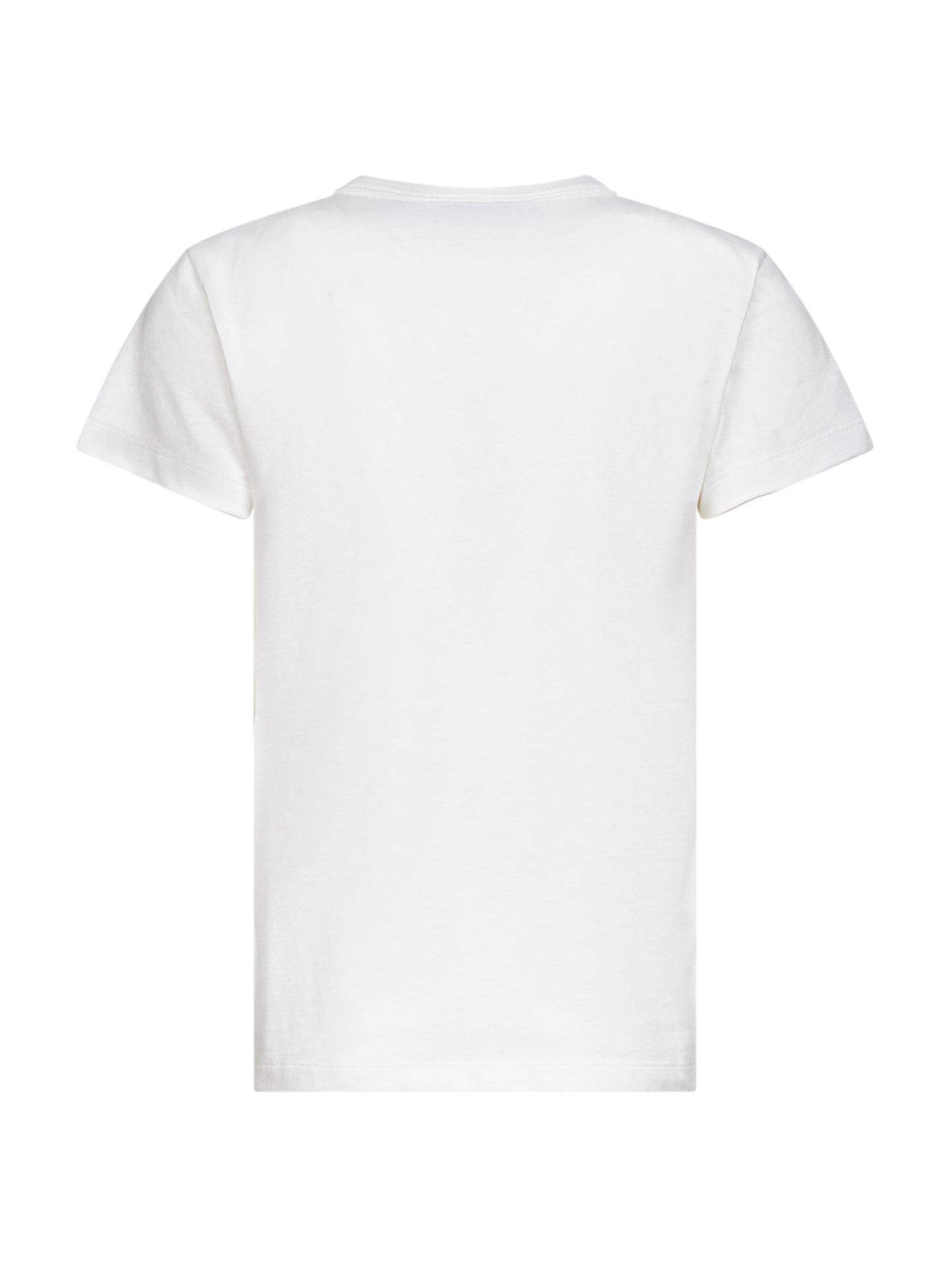 T-shirt ricamata Le Chat de la Maison bianca