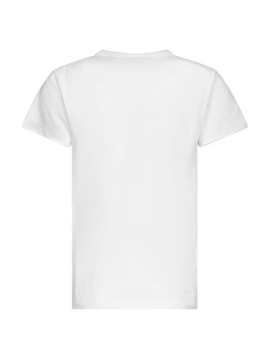 White Le Chat de la Maison embroidered T-shirt