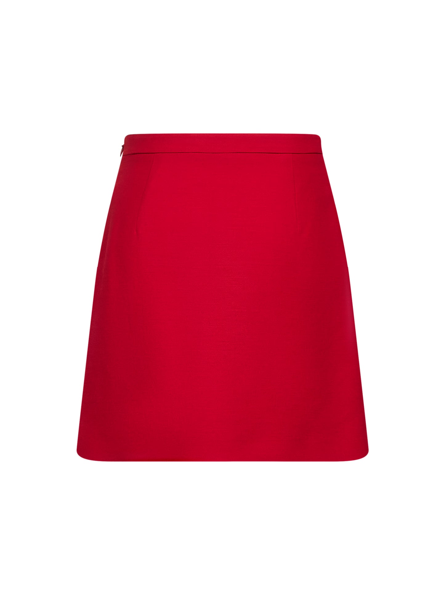 Gonna mini in Crepe Couture rosso