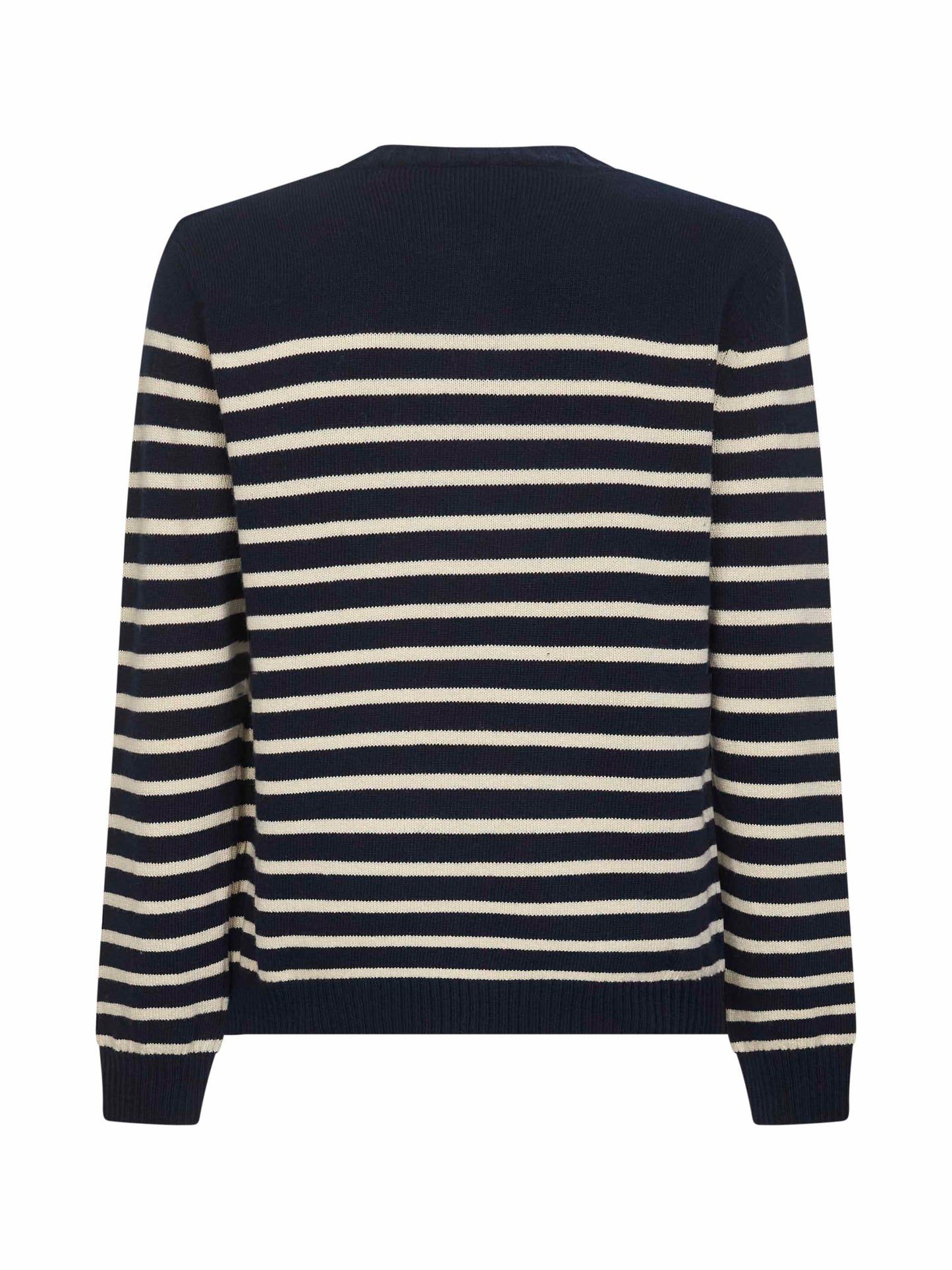 Blue striped wool Chez Valentino sweater