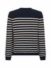 Blue striped wool Chez Valentino sweater