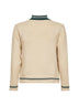 Cream Le Chien de la Maison embroidered sweater