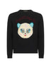 Maglia nera con ricamo Le Chat De La Maison