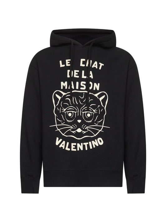 Black Le Chat De La Maison hoodie
