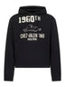 Felpa con cappuccio Chez Valentino nera<BR/>