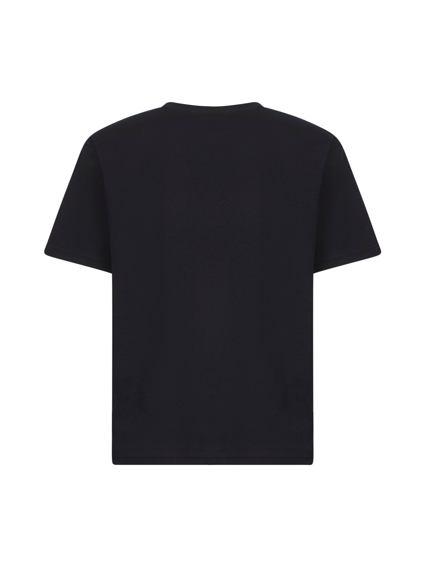 T-Shirt in cotone nero stampa Le Chat De La Maison