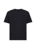 T-Shirt in cotone nero stampa Le Chat De La Maison