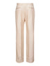 Pantalone Valentino in gabardina di lana panna