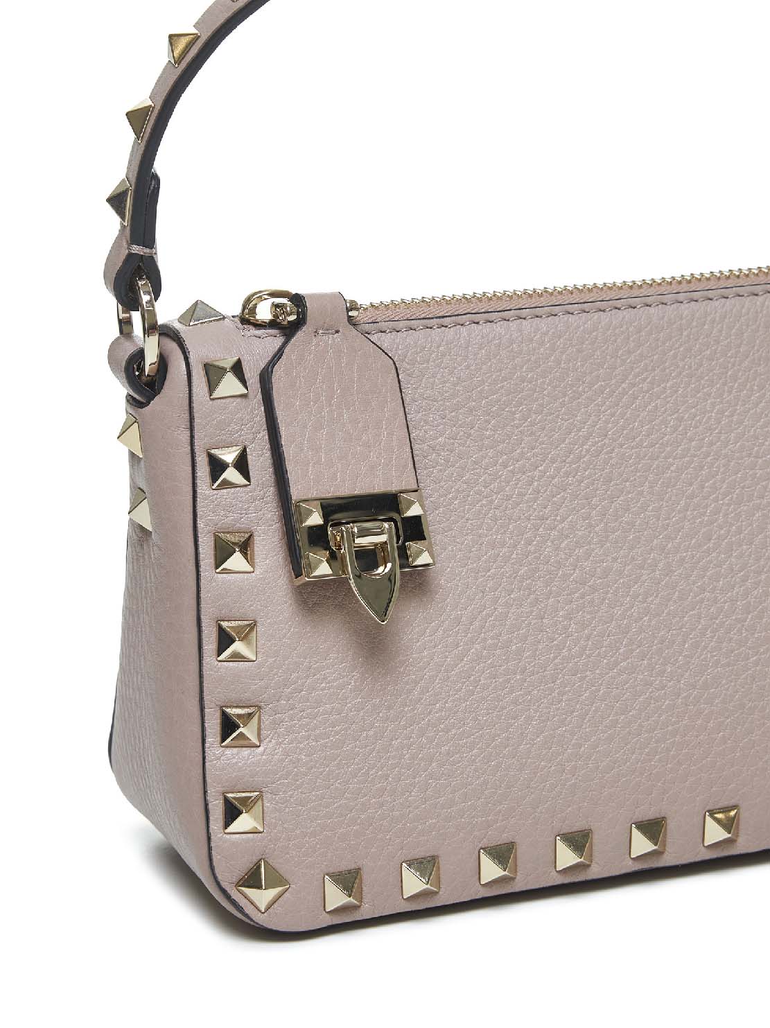 Borsa piccola Rockstud in pelle