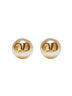 VLogo Signature pearl earrings
