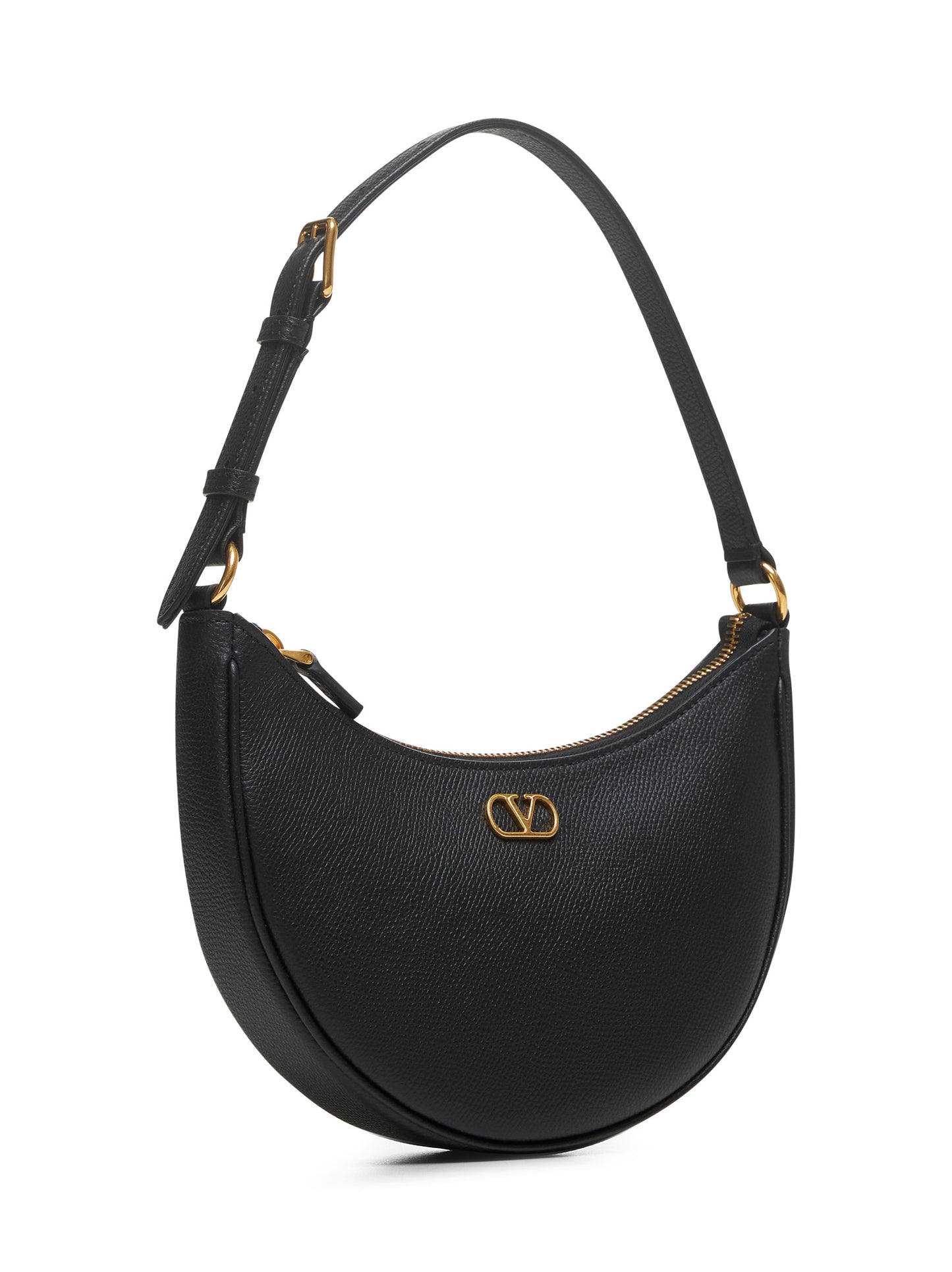Mini borsa hobo Vlogo Signature nera