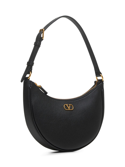 Mini borsa hobo Vlogo Signature nera